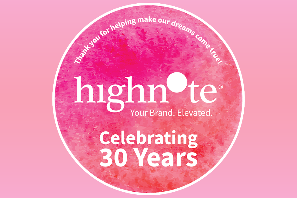 WOW, HighNote is celebrating 30 years in business!